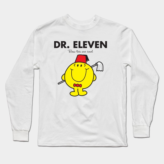 Dr. Eleven - Bow Ties are cool Long Sleeve T-Shirt by MikesStarArt